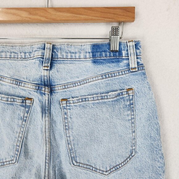 Abercrombie Fitch Jeans Womens 26 2 Short Blue 90s Baggy Curve Love Low Rise - Picture 9 of 13